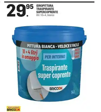 Brico OK Bricook Idropittura Traspirante Supercoprente offerta