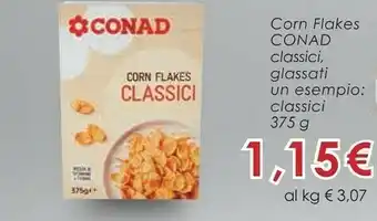 Conad City Conad - Corn Flakes Classici 375 G(ml) offerta