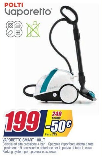 Trony Polti Vaporetto Smart 100_T offerta