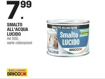 Brico OK Bricook Smalto All'acqua Lucido offerta