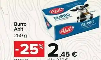 Carrefour Abit Burro offerta