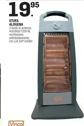 Vinco Stufa Alogena