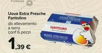Carrefour Fantolino Uova Extra Fresche offerta