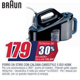 Braun Ferro da Stiro con caldaia carestyle 5 IS5145BK