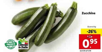 Lidl Zucchine offerta