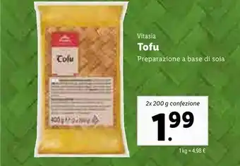 Lidl Vitasia Tofu 200g offerta