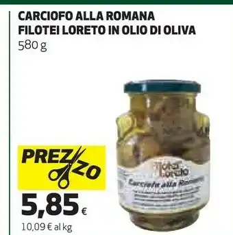 Coop Filotei Loreto Carciofo Alla Romana In Olio Di Oliva offerta