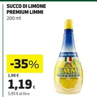 Limmi Succo Di Limone 200 G(ml)
