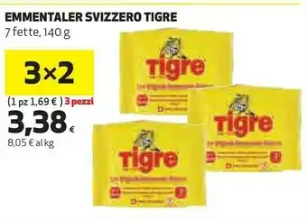Coop Tigre - Formaggini Con Originale Emmentaler Svizzero 140 G(ml) offerta