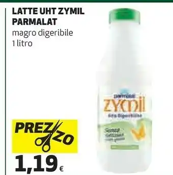 Coop Parmalat Zymil Alta Digeribilità Senza Lattosio Magro Digeribile 1000 G(ml) offerta