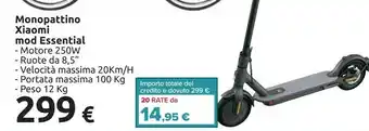 Carrefour Xiaomi Mi Electric Scooter Essential 20 Km/h Alluminio offerta