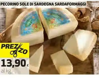 Coop Sole Pecorino Sole Di Sardegna Sardaformaggi offerta