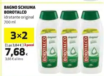Coop Borotalco Bagnoschiuma Idratante offerta