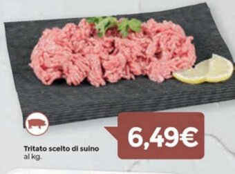 Tritato scelto di suino