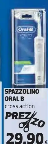 Coop Oral b Oral-B Vitality 100 Cross Action Adulto Spazzolino Rotante-oscillante Blu, Bianco offerta