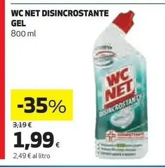 Coop Wc net Disincrostante Gel 800ml offerta