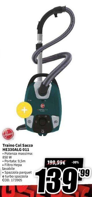MediaWorld Traino Col Sacco HE330ALG 011 offerta