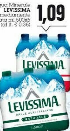 Emi Supermercati Levissima Acqua offerta