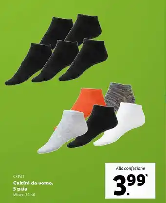 Lidl Calzini Da Uomo offerta