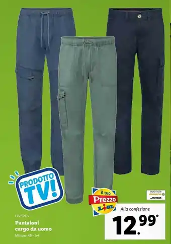 Lidl Pantaloni Cargo Da Uomo offerta