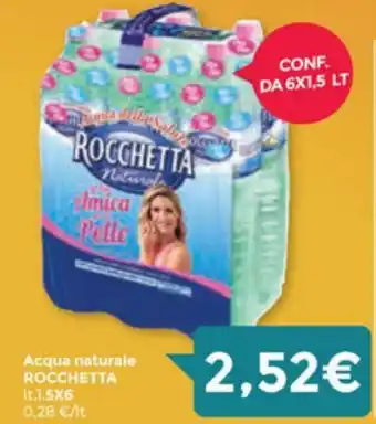Rocchetta Acqua naturale lt.1,5x6