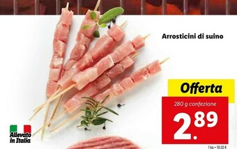 Lidl Arrosticini Di Suino offerta