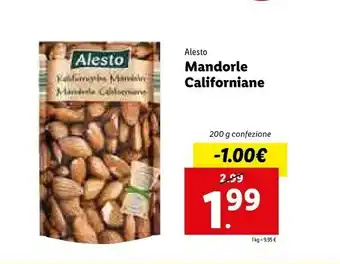 Lidl Alesto Mandorle Californiane offerta