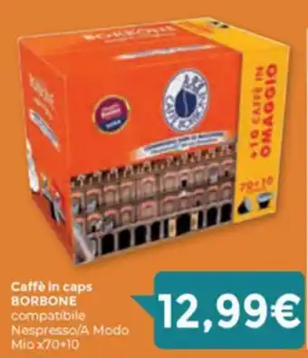 Borbone Caffè in caps x70+10