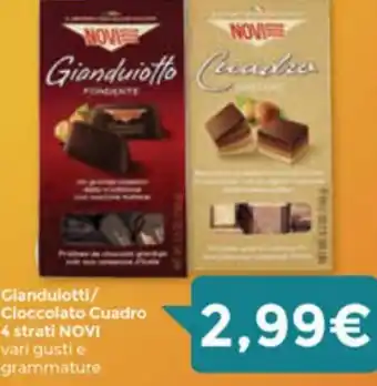 Eurospar Novi Gianduiotto/Cioccolato Cuadro e strati offerta