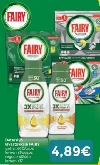Eurospar Fairy Detersivo lavastoviglie ml.600/ x14/ x12/ x17 offerta