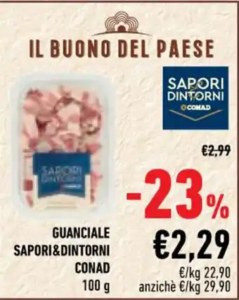 Conad Sapori & Dintorni Guanciale 100 g
