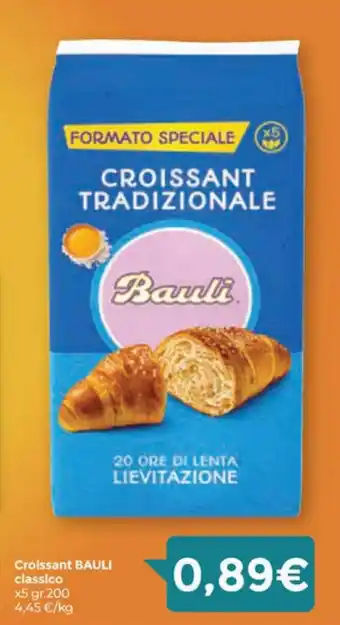 Eurospar Bauli Croissant classico x5 gr.200 offerta