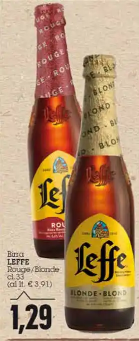 Emi Supermercati Leffe Birra 33cl offerta