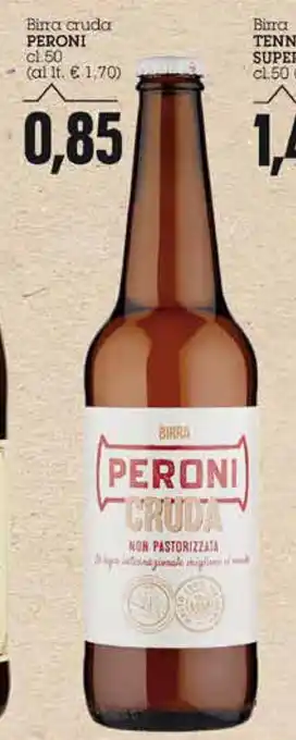 Emi Supermercati Peroni Birra cruda 50cl offerta