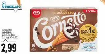 Emi Supermercati Algida Cornetto 8pz. 480gr offerta