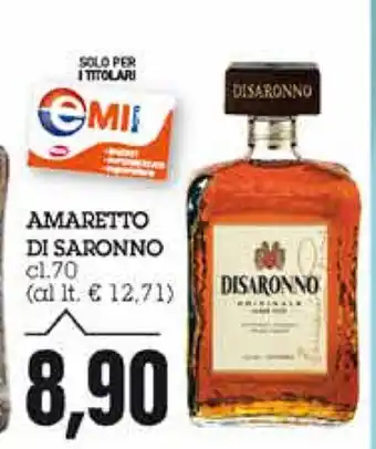 Emi Supermercati Amaretto di Soronno 70cl offerta