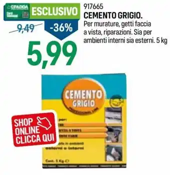 Cemento Grigio 5 kg