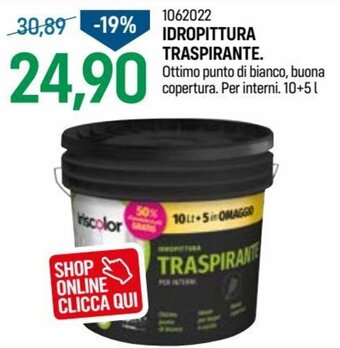 Cfadda Idropittura Traspirante offerta
