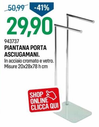 Piantana Porta Asciugamani