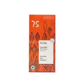 Tavoletta fondente 75% cacao panama vivani 100g