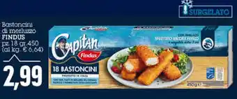 Emi Supermercati Findus Bastoncini di merluzzo 18pz. 450gr. offerta