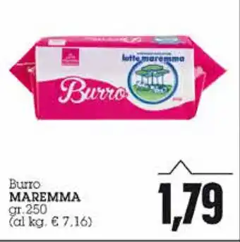 Emi Supermercati Maremma Burro 250gr. offerta