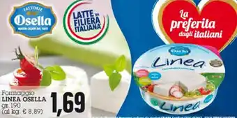 Emi Supermercati Linea Osella Formaggio 190gr offerta