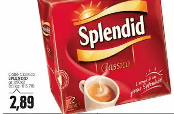 Emi Supermercati Splendid Caffè Classico 250gr x 2 offerta
