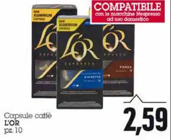 Emi Supermercati L'Or Capsule caffè 10pz. offerta