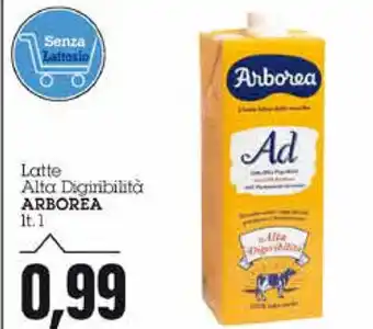 Emi Supermercati Arborea Latte Alta Digiribilità 1lt. offerta