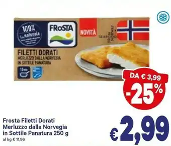 A&O Frosta Filetti di merluzzo offerta