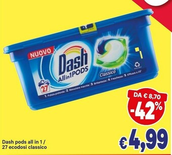 Dash Detersivo lavatrice