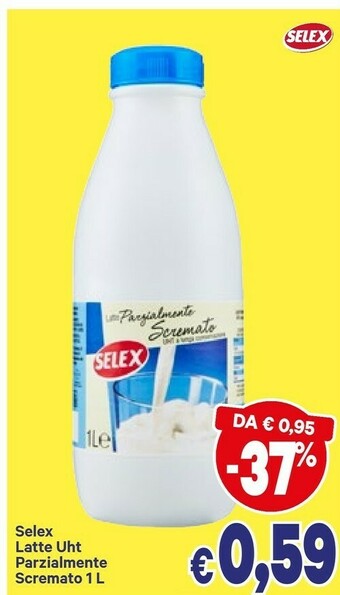 A&O Selex Latte parzialmente scremato offerta