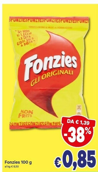 A&O Fonzies Snack offerta